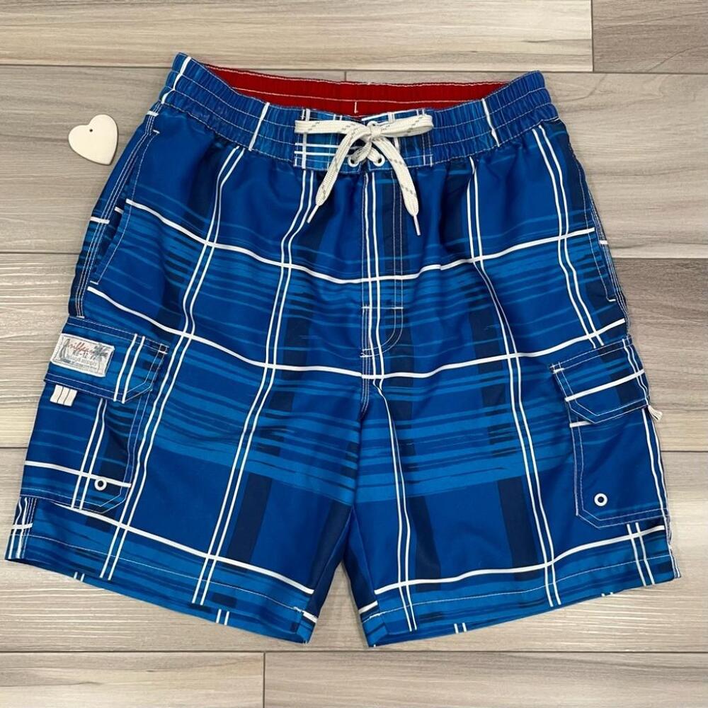 Caribbean Joe Men's Swim Trunks Size Small Pockets Liner